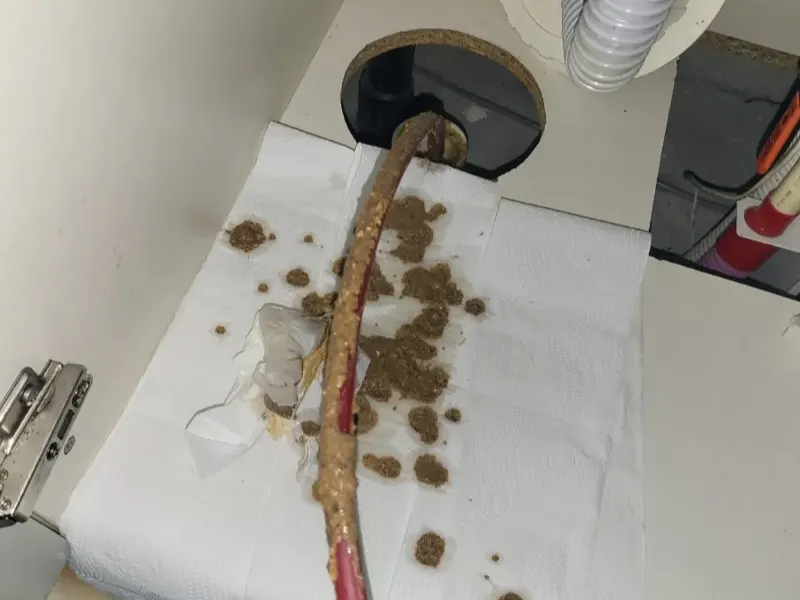 보령 싱크대막힘 작업사례